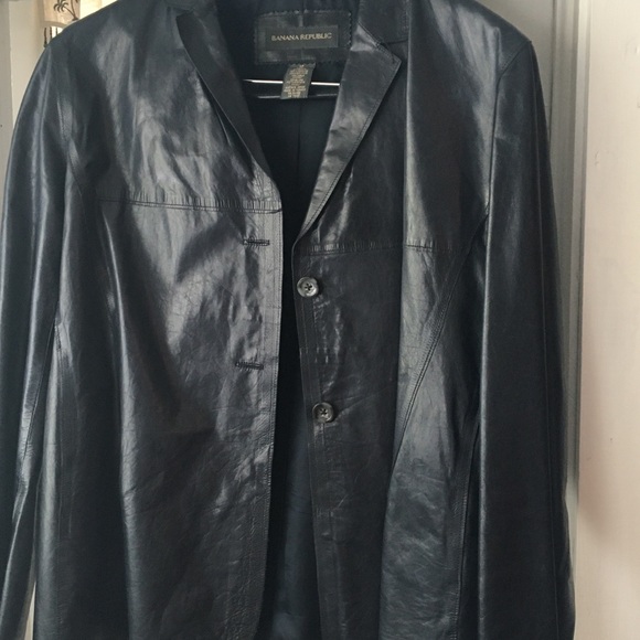 Banana Republic leather jacket - Picture 6 of 7